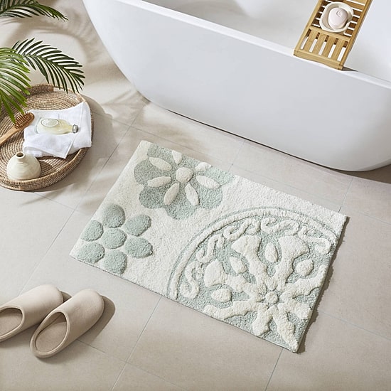Madison Park Marrakesh Medallion Cotton Tufted Rug