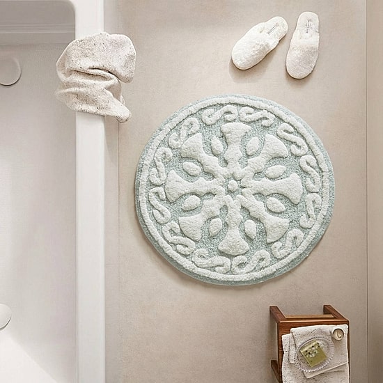 Madison Park Marrakesh Medallion Cotton Tufted Rug