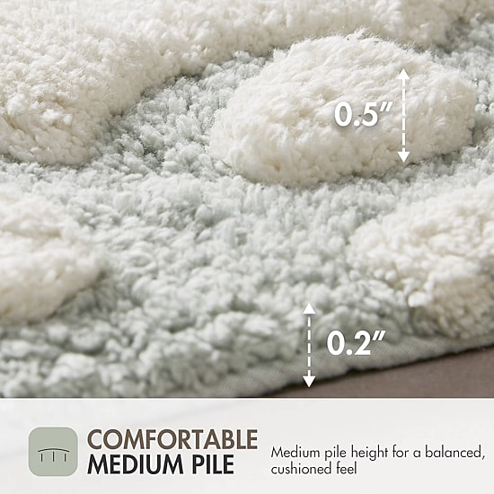 Madison Park Marrakesh Medallion Cotton Tufted Rug