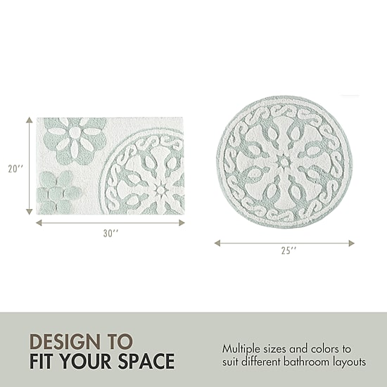 Madison Park Marrakesh Medallion Cotton Tufted Rug