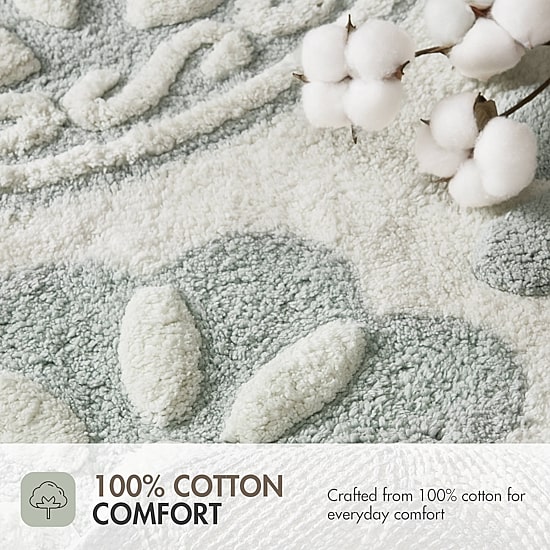 Madison Park Marrakesh Medallion Cotton Tufted Rug