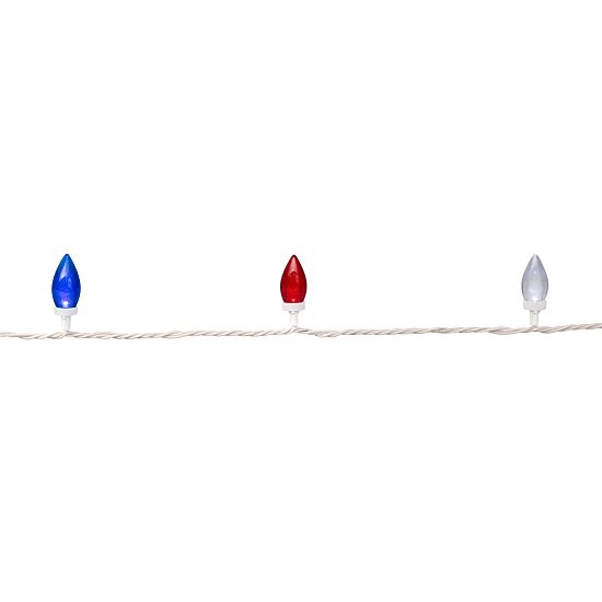 Northlight 16ft Led C9 - Red White And Blue String Lights