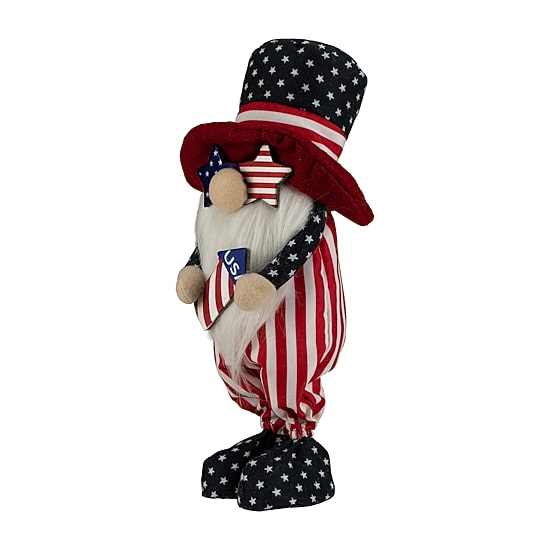 Northlight 12.25" In Top Hat Holding Rocket Gnome