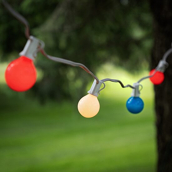 Northlight 9ft G40 Globe Indoor Outdoor Patio String Lights
