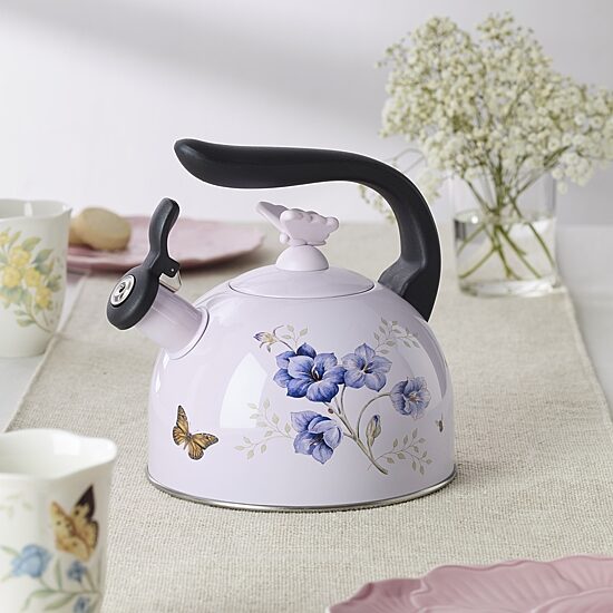 Lenox Butterfly Meadow Colors Tea Kettle