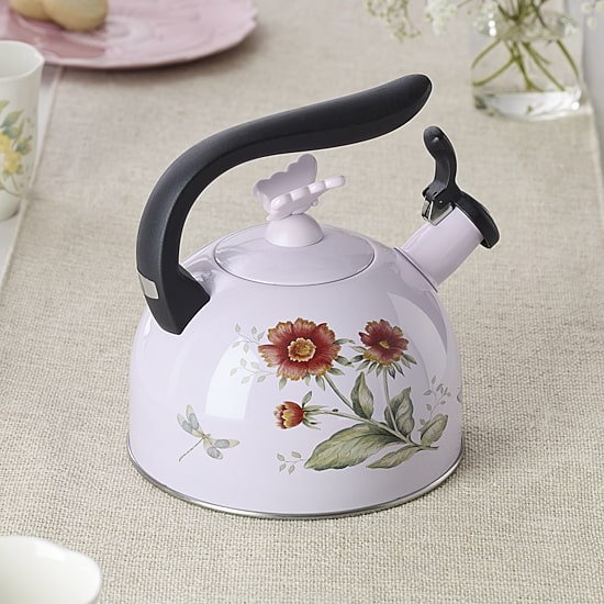 Lenox Butterfly Meadow Colors Tea Kettle
