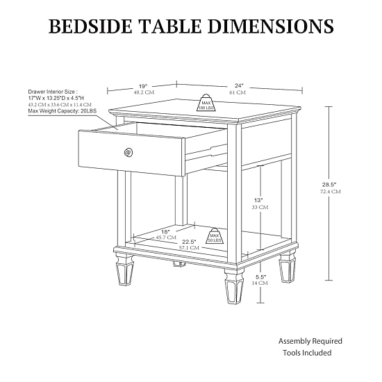 Madison Park Signature Victoria Table