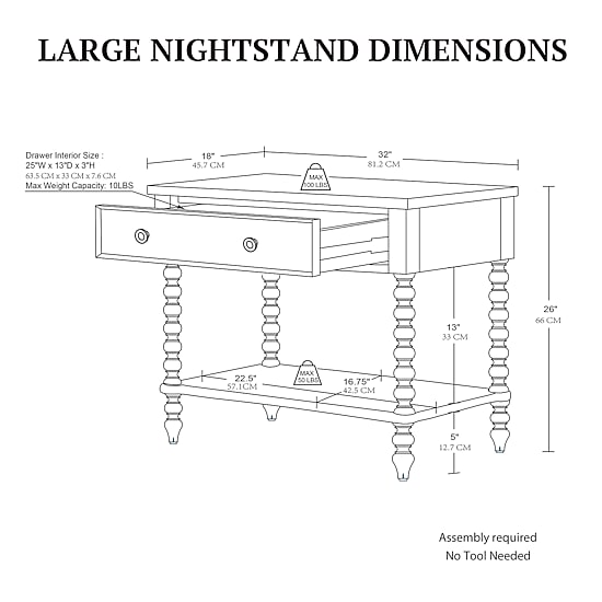 Madison Park Signature Beckett Nightstand