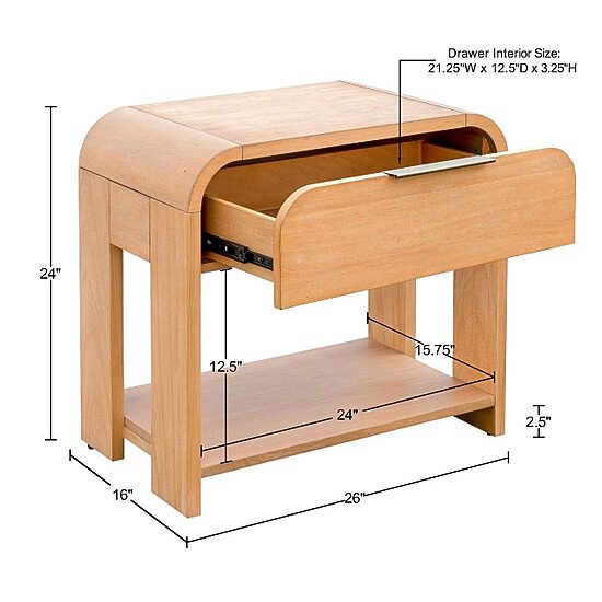 INK+IVY Jameson Nightstand