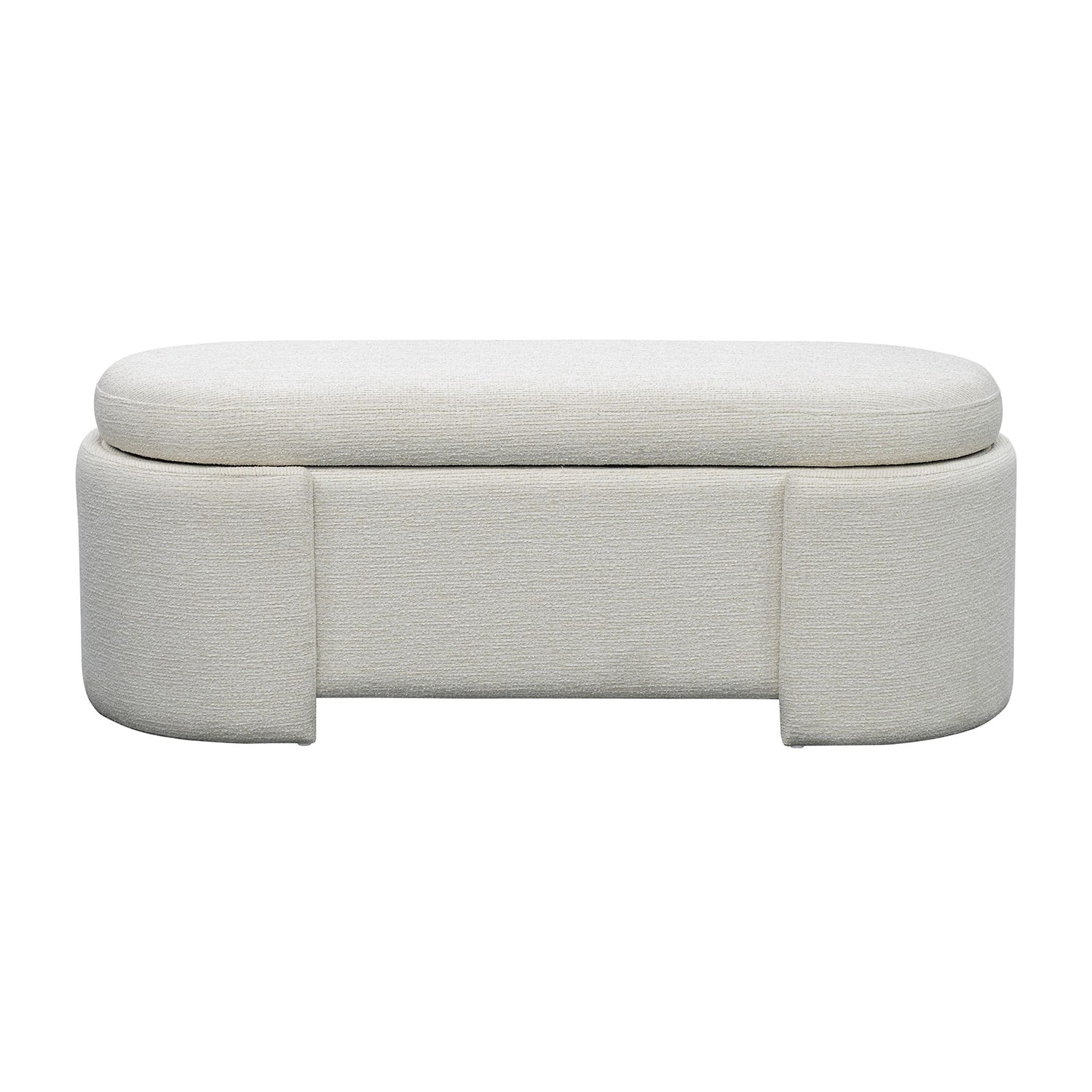 Martha Stewart Leslie Storage Bench in Ivory