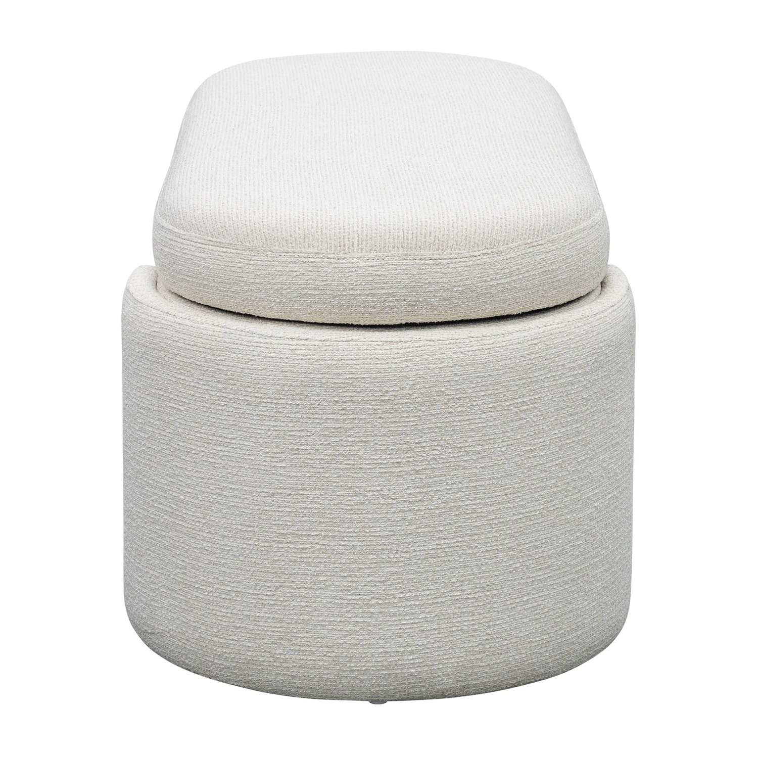 Martha Stewart Leslie Storage Bench in Ivory