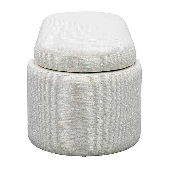 Martha Stewart Leslie Storage Bench in Ivory