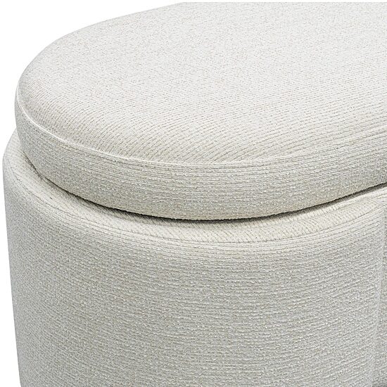 Martha Stewart Leslie Storage Bench in Ivory