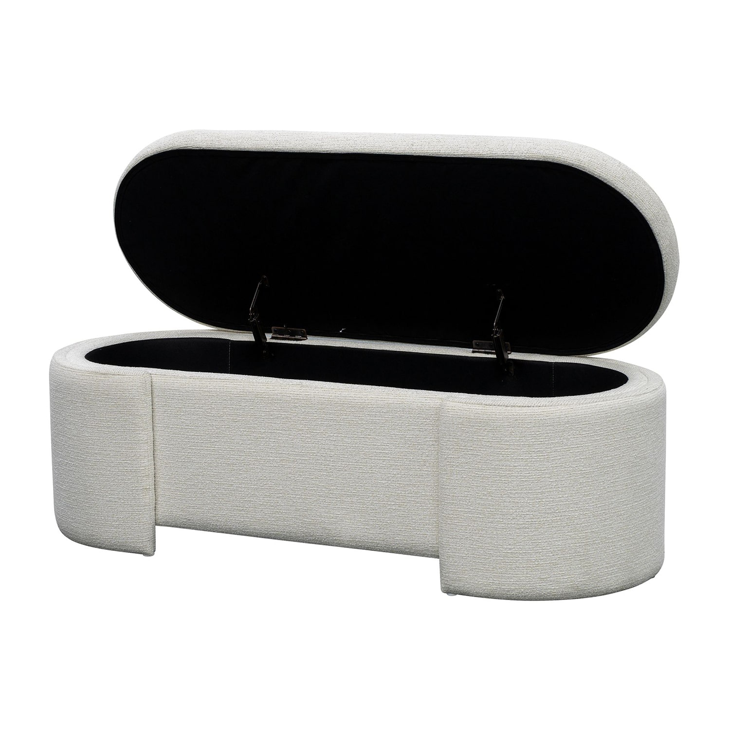 Martha Stewart Leslie Storage Bench in Ivory
