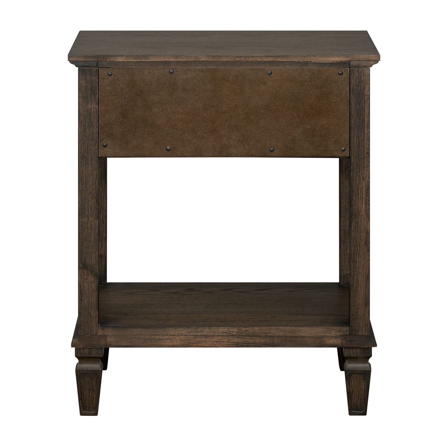 Madison Park Signature Victoria One-Drawer Wood Bedside Table With Shelf 1-Drawer Nightstand