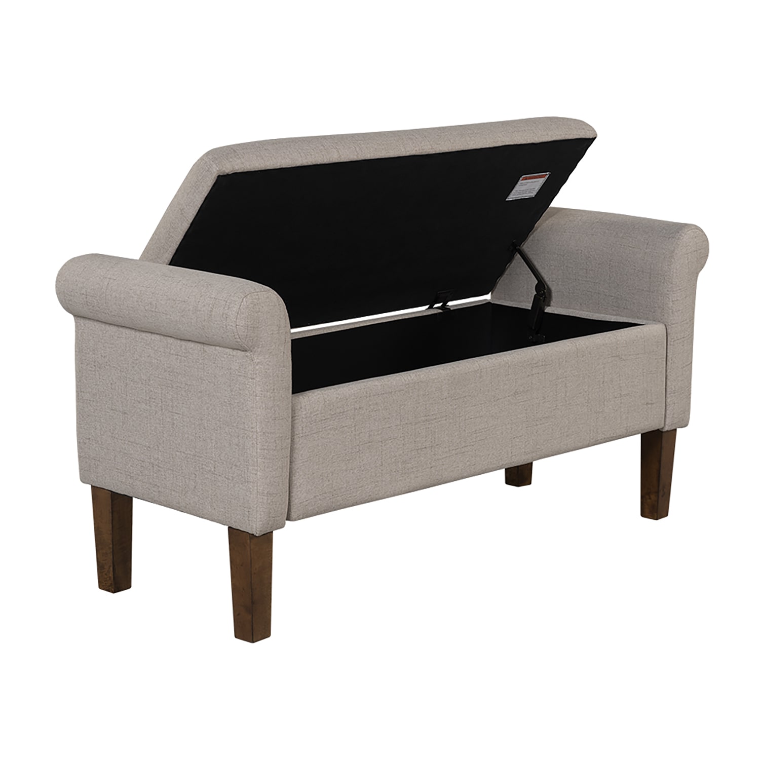 510 Design Aubrey Storage Bench in Cream