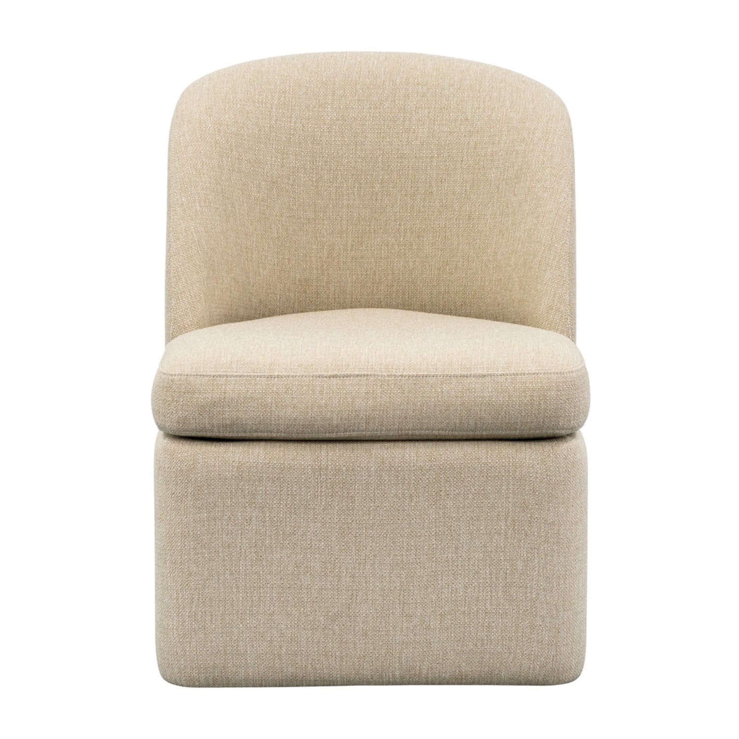 INK+IVY Ink+Ivy Lyra Dining Chair With Castors Upholstered Dining Chair