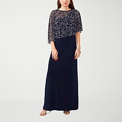jcpenney navy blue dresses Blue Chiffon Dresses - Women