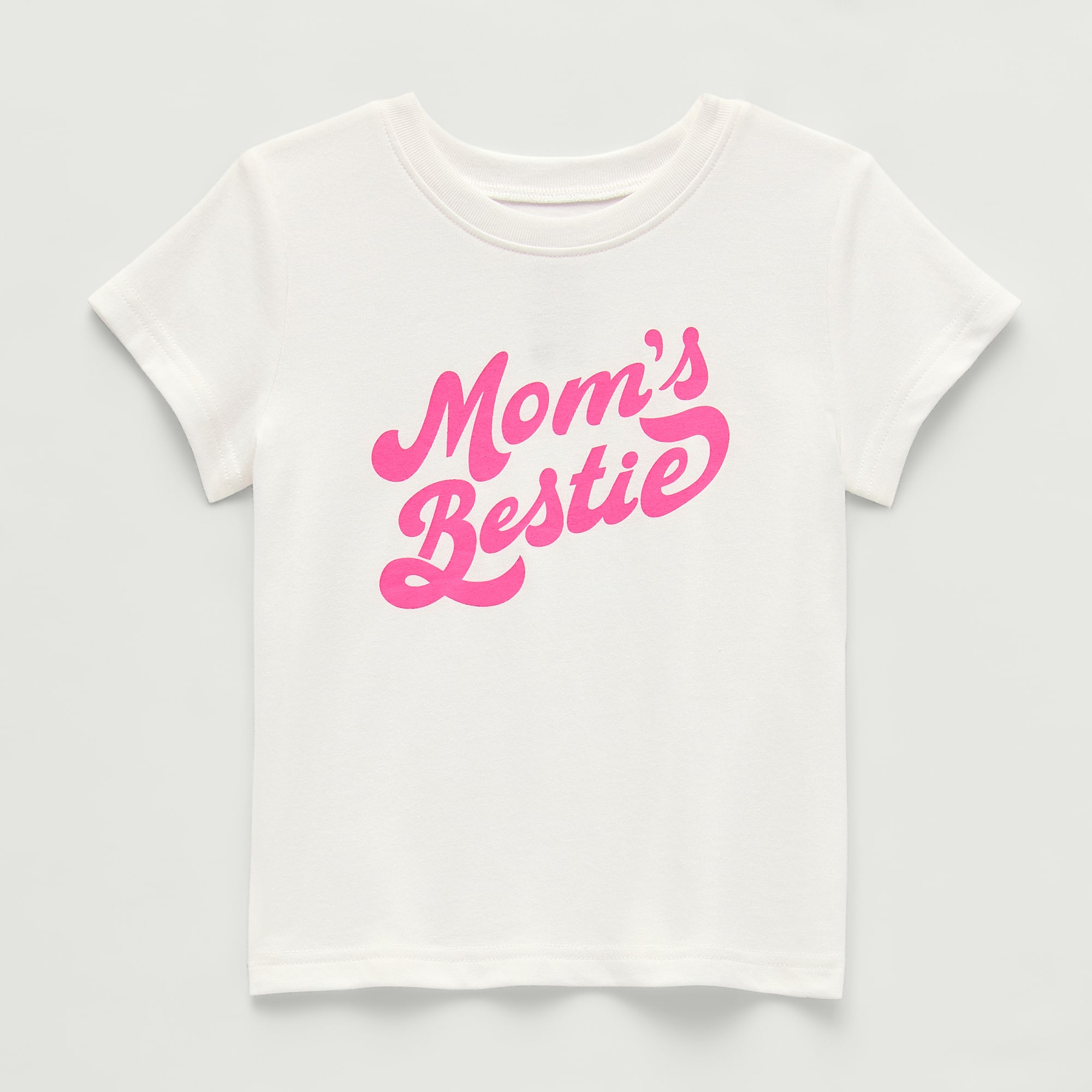 Okie Dokie Toddler & Little Girls Round Neck Short Sleeve Classic Fit Graphic T-Shirt