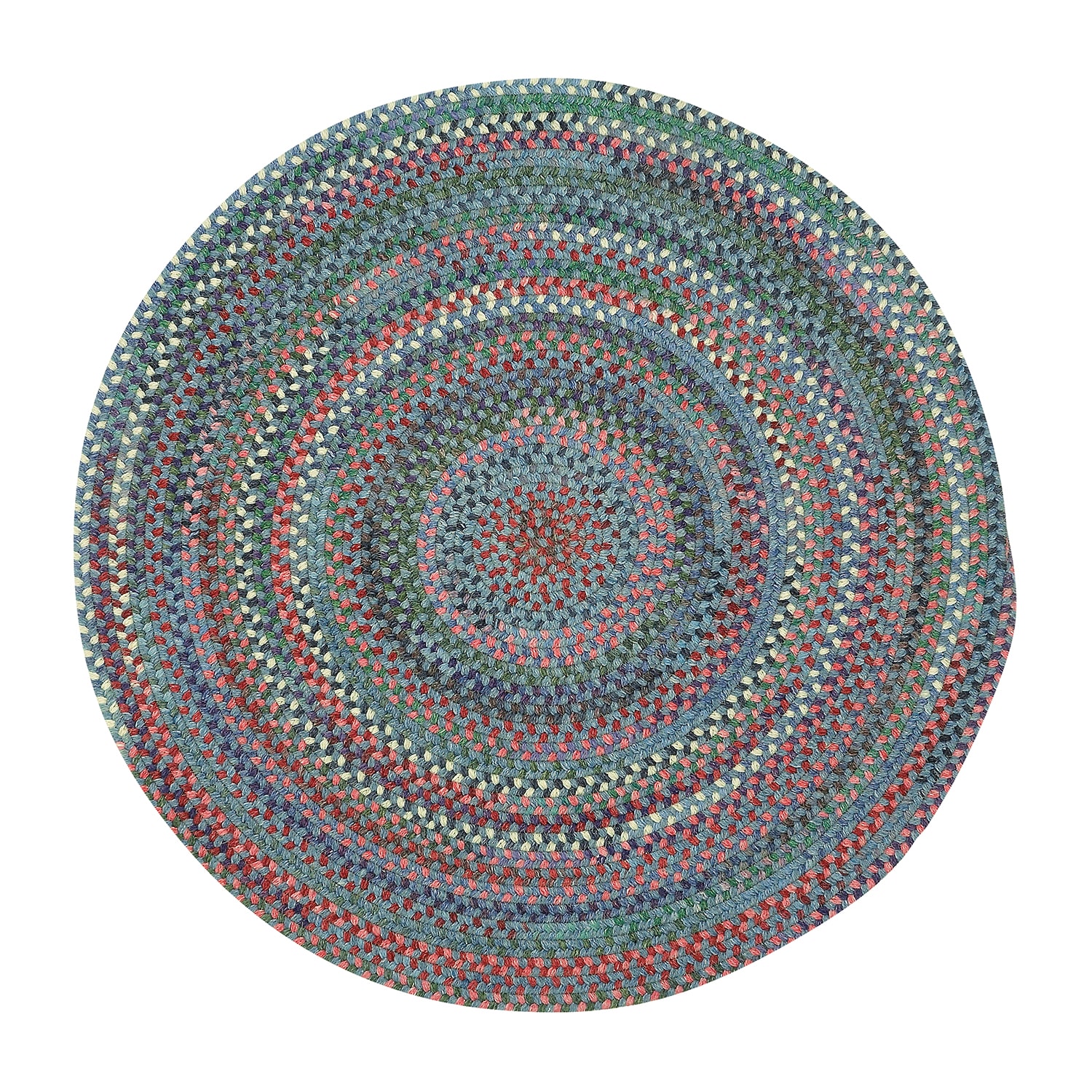 Capel American Traditions Braided Wool 7'X7' Indoor Round Area Rug