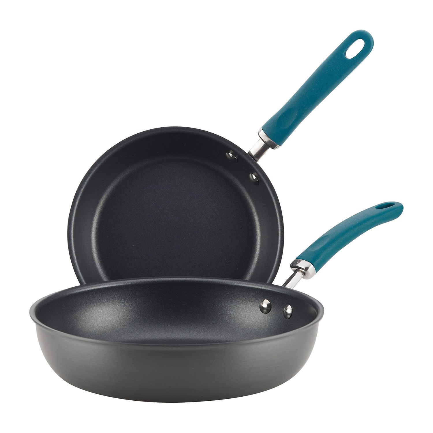 Rachael Ray Create Delicious Hard Anodized 2-pc. Deep Frying Pans