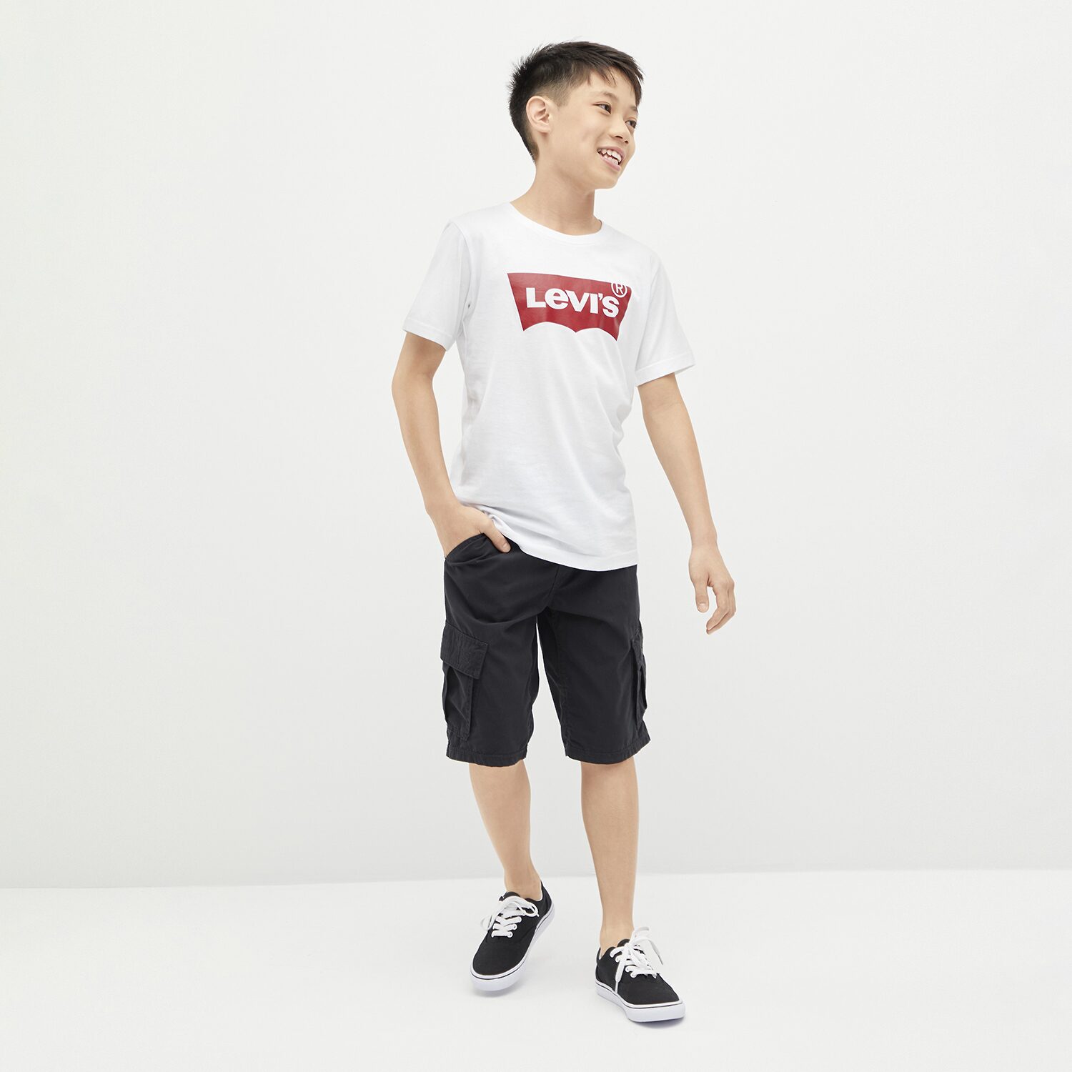 Levi's® Batwing Big Kid Boys Crew Neck Short Sleeve Regular Fit Graphic T-Shirt