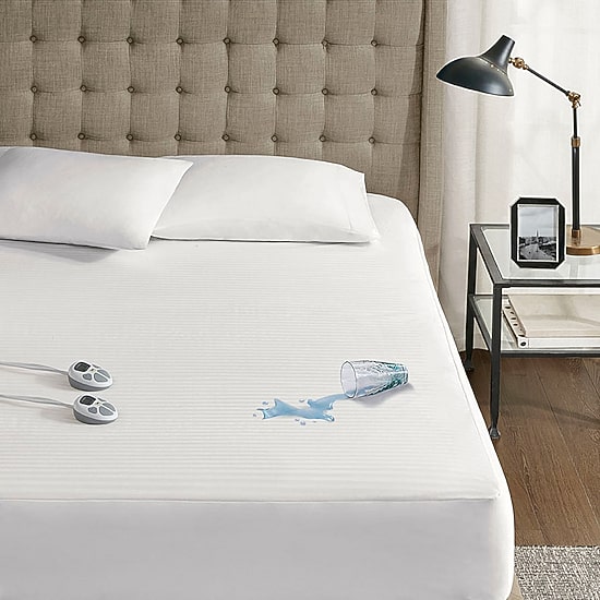 Serta® Waterproof Heated Electric Mattress Pad
