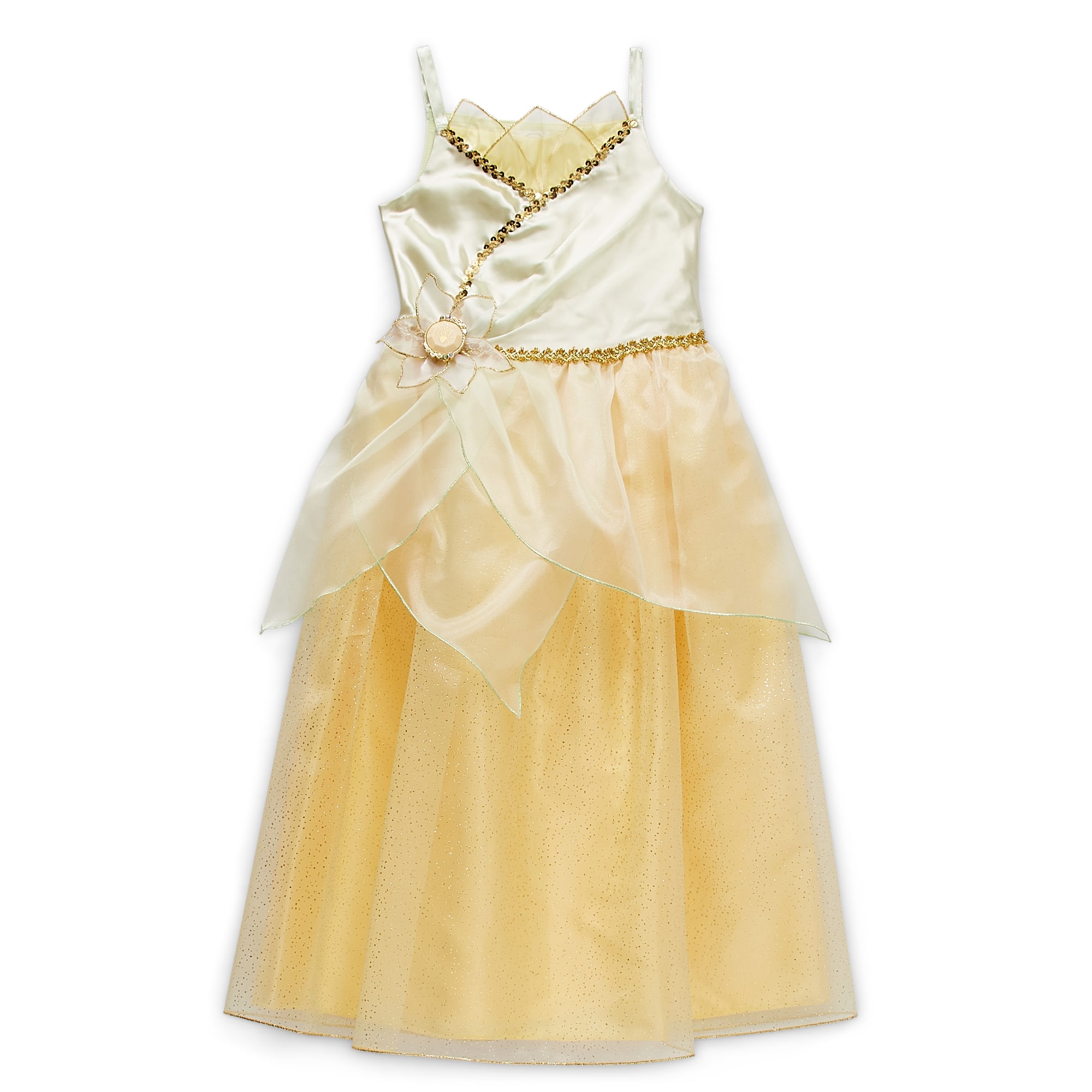 Disney Collection Tiana Role Play Princess & The Frog Girls Dress Up Costume