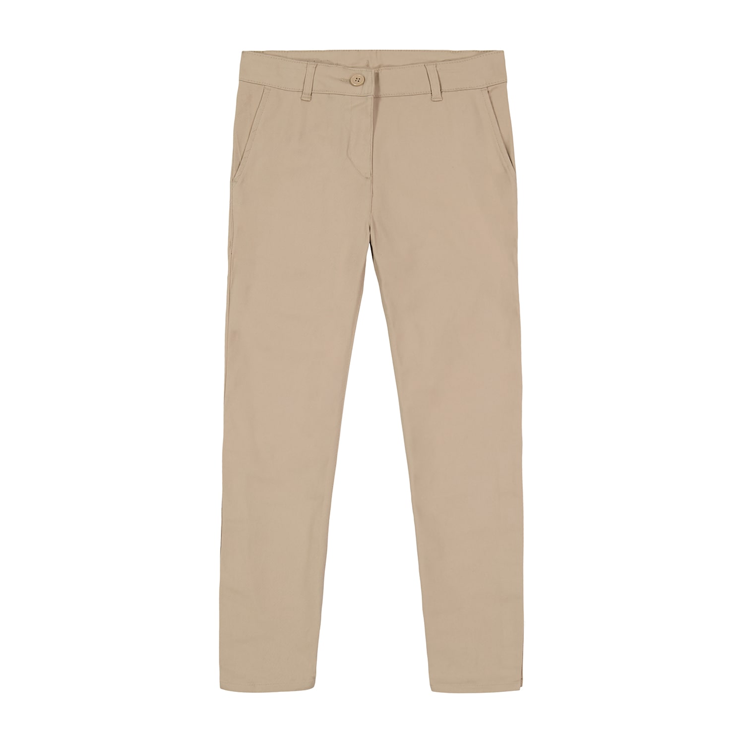 IZOD Little & Big Kid Girls Adaptive Adjustable Features Easy-on + Easy-off Skinny Regular Fit Flat Front Pant