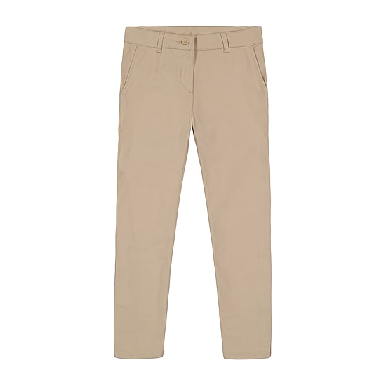 IZOD Little & Big Kid Girls Adaptive Adjustable Features Easy-on + Easy-off Skinny Regular Fit Flat Front Pant