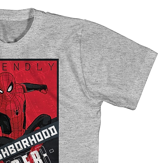Little & Big Kid Boys Crew Neck Short Sleeve Regular Fit Spiderman Graphic T-Shirt