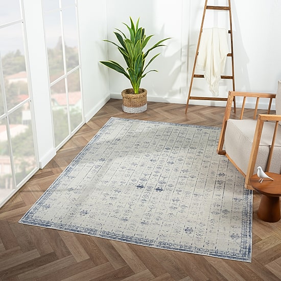 LR Home Adam Abstract Indoor Rectangular Accent Rug