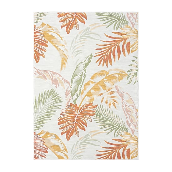 LR HOME BREWIS FLORAL 24"X96" INDOOR OUTDOOR RECTANGULAR RUNNER