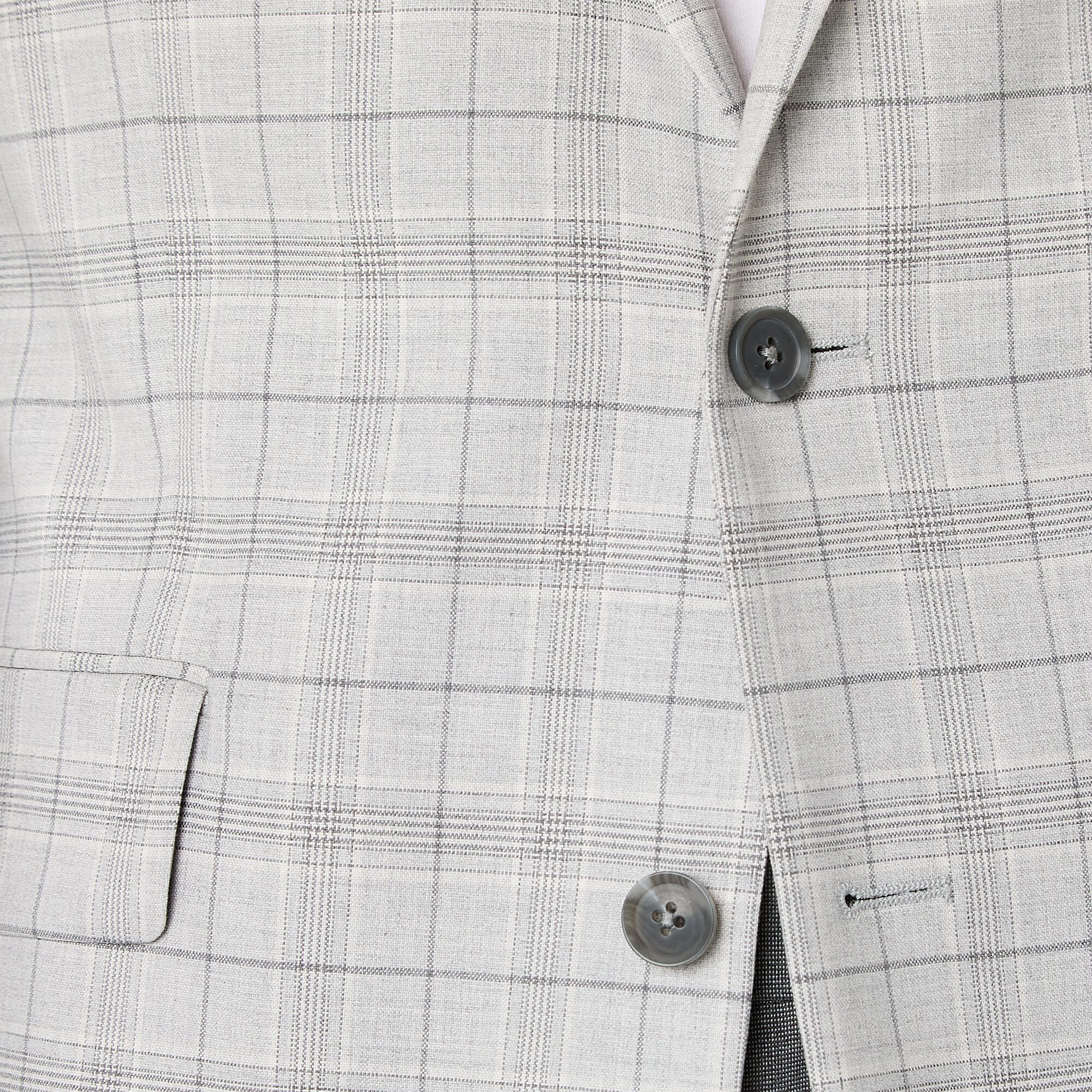 J. Ferrar Mens Plaid Classic Fit Sport Coat