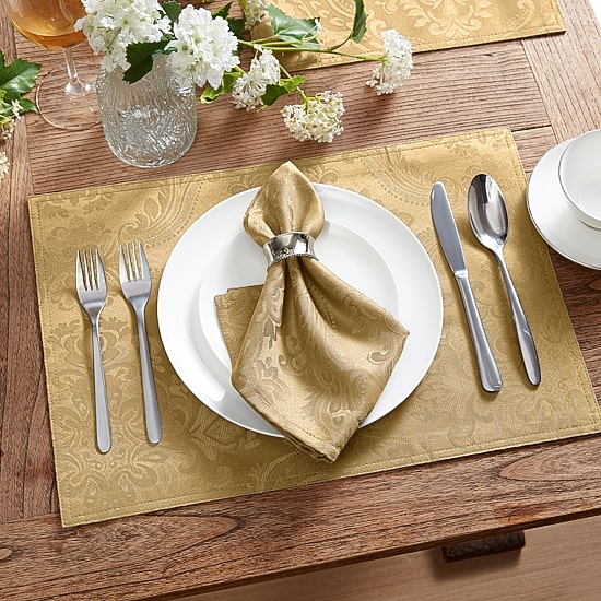 Elrene Home Fashions Caiden Elegance 4-pc. Placemat