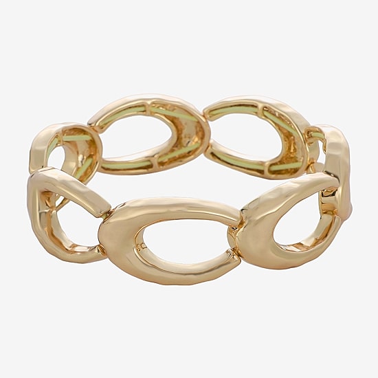 Liz Claiborne Hammered Womens Stretch Bracelet
