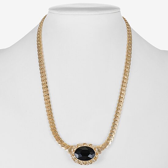 Monet Jewelry Gold Tone Womens 17 Inch Collar Necklace