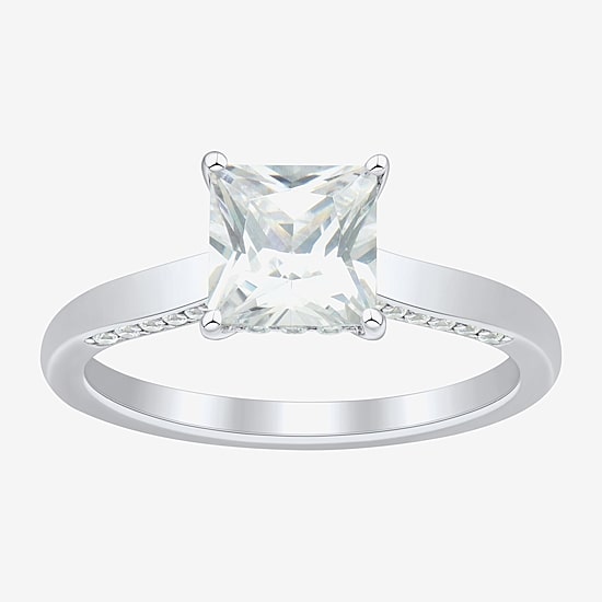 (H-I / Si1-Si2) Womens 1 3/4 CT. T.W. Lab Grown White Diamond 10K Gold Solitaire Engagement Ring