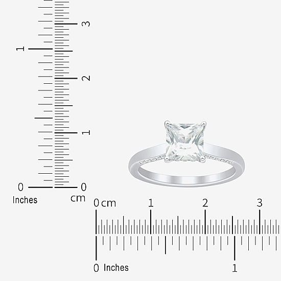 (H-I / Si1-Si2) Womens 1 3/4 CT. T.W. Lab Grown White Diamond 10K Gold Solitaire Engagement Ring