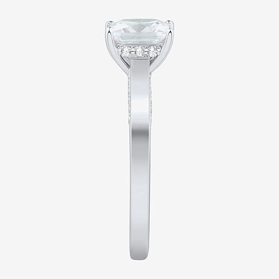 (H-I / Si1-Si2) Womens 1 3/4 CT. T.W. Lab Grown White Diamond 10K Gold Solitaire Engagement Ring