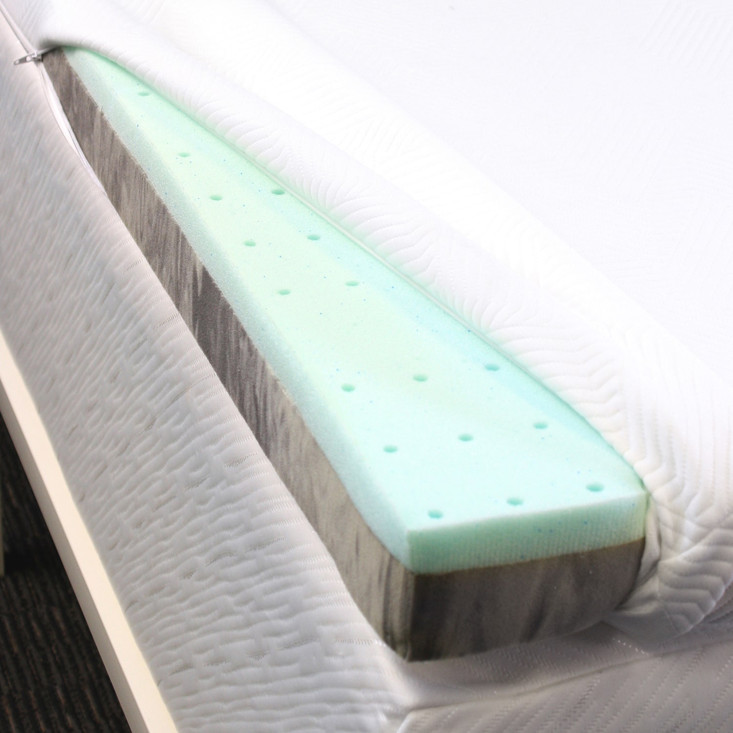 Ella Jayne 3-inch Memory Foam Mattress Topper With Cover