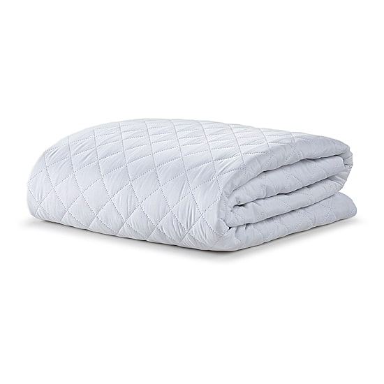 Ella Jayne Quilted Design Allergy-Free Dust Mite Free Mattress Protector Fits 18IN Depth