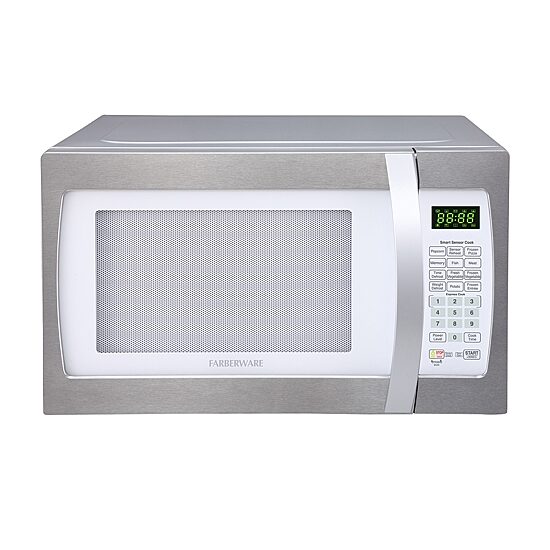 Farberware Professional FMO13AHTPLE 1.3 Cu. Ft 1100-Watt Microwave Oven with Smart Sensor Cooking