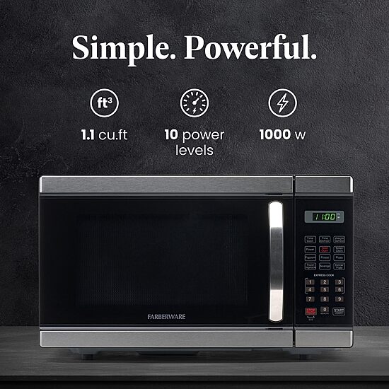 Farberware Professional 1.1 cu ft 1000-Watt Microwave Oven