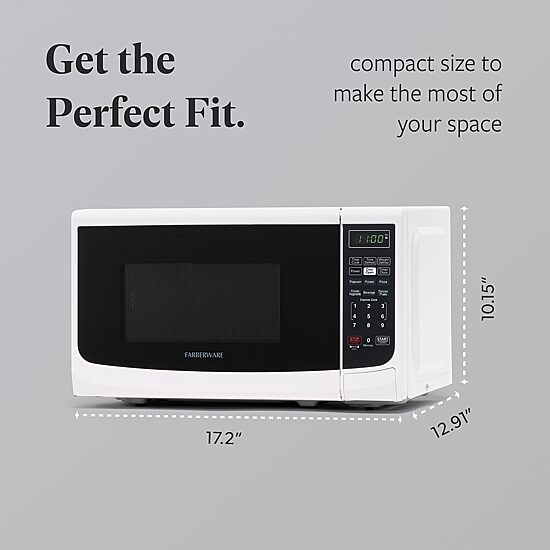 Farberware Classic FMO07ABTWHA 0.7 Cu. Ft 700-Watt Microwave Oven