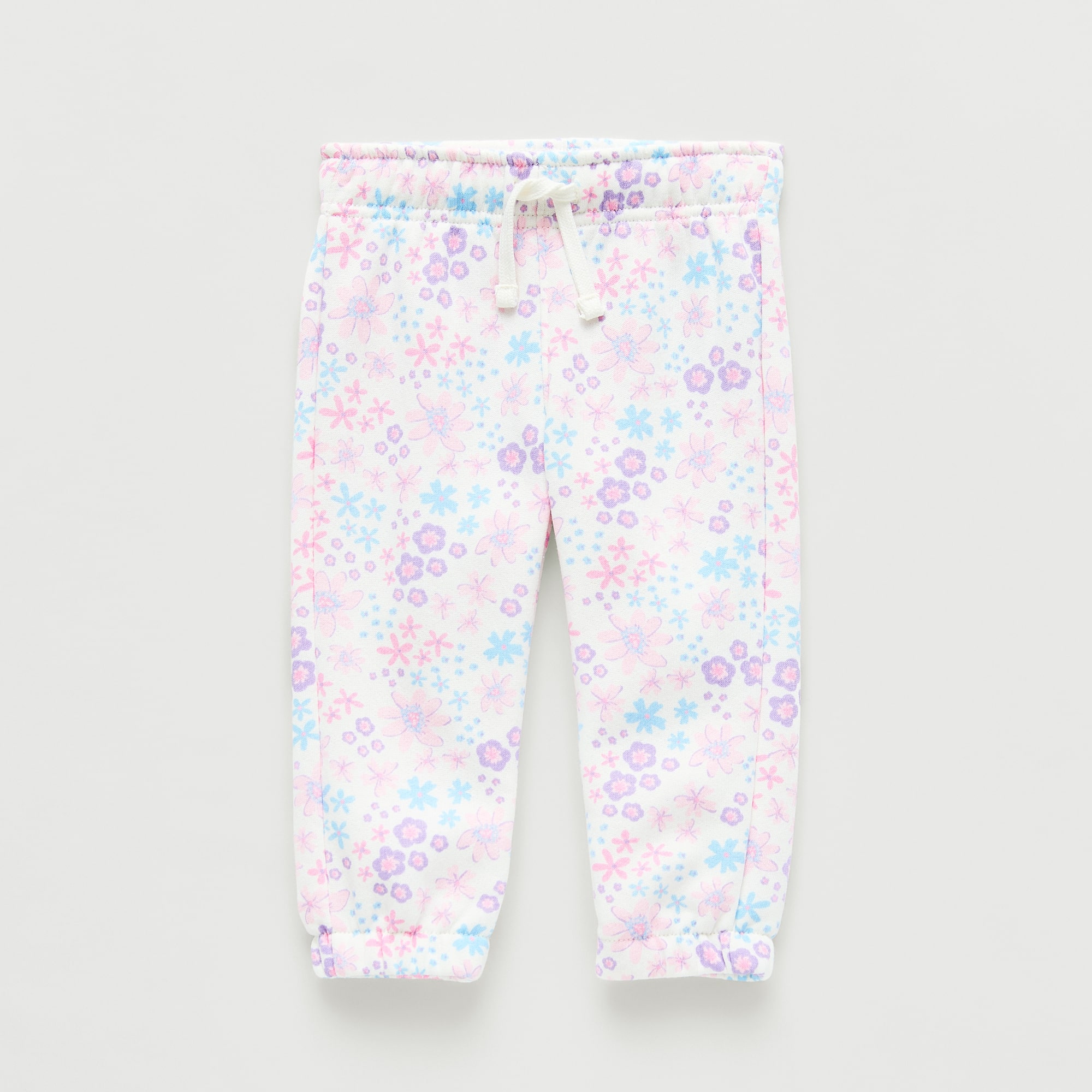 Okie Dokie Baby Girls Cinched Regular Fit Fleece Pull-On Pant