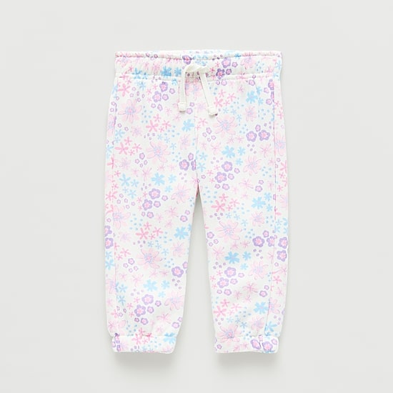 Okie Dokie Baby Girls Cinched Regular Fit Fleece Pull-On Pant