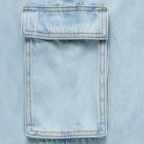 Thereabouts Little & Big Kid Girls Adjustable Waist Low Rise Baggy Fit Cargo Jean