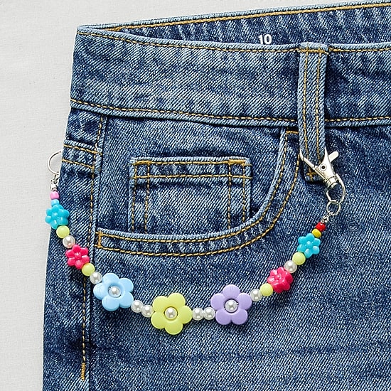 Thereabouts Little & Big Kid Girls Adjustable Waist Baggy Fit Jean