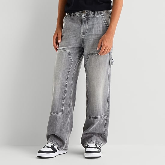 Thereabouts Little & Big Kid Boys Adjustable Waist Workwear Loose Fit Jean